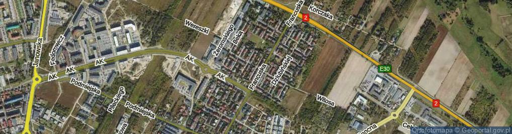 Zdjęcie satelitarne Glogera Jana ul.